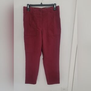 Talbots Women's Burgundy Cargo Shorts